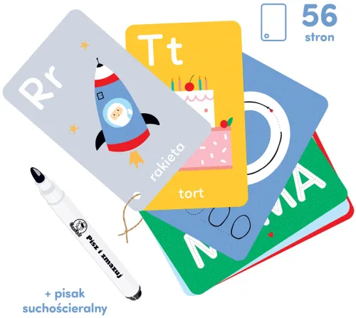 CzuCzu. Poznaję litery. Zabawy edukacyjne z pisakiem zmazywakiem na Arena.pl