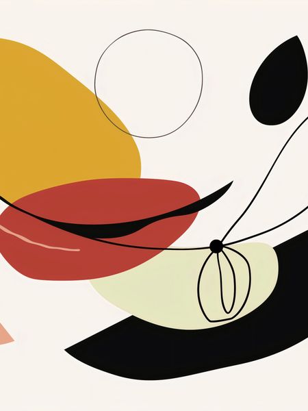 Plakat 75x100cm Geometryczna Krzywizna zdjęcie 1