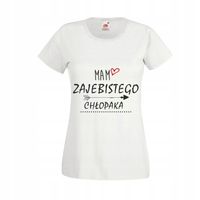 KOSZULKA t-shirt dla PAR mam zajebistego chłopaka