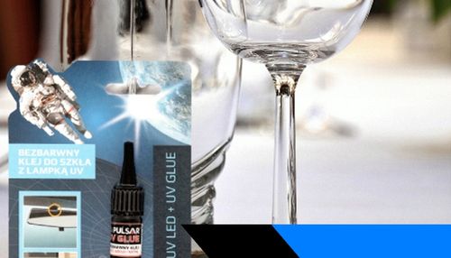 KLEJ UV DO SZKŁA I METALU BEZBARWNY + LAMPKA PULSAR 3 g na Arena.pl