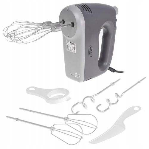 Mikser ręczny 750W 5 biegów tryb TURBO 6 mieszadeł Haki Trzepaki Separator na Arena.pl