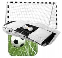 Wzmocniona Super Mocna siatka z osłoną do bramki piłkarskiej 300x200x110cm