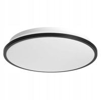 Lampa sufitowa, plafon LED czarny CCT okrągły do salonu sypialni TIAGO 27cm
