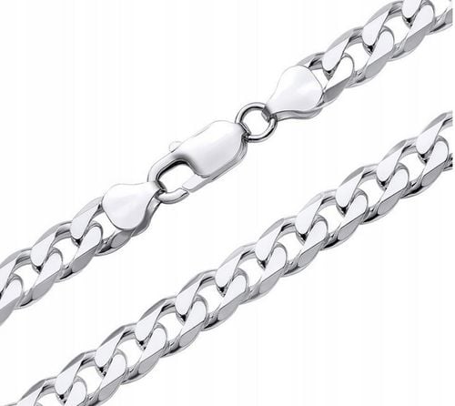 Srebrny ŁAŃCUCH Męski Łańcuszek SREBRO pr.925 6mm Pancerka WŁOSKA + GRATIS na Arena.pl