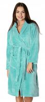 Ciepły Pluszowy Szlafrok Płaszcz Kąpielowy Damski Futerko Frotte 7081-7 XXL