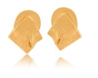 pozłacane kolczyki z kolekcji vintage (p24/win/18au)