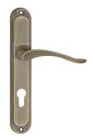 KLAMKA DRZWIOWA NICOLE 72MM WKŁADKA KOLOR PATYNA