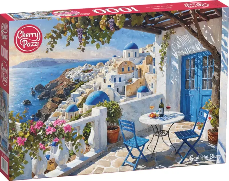 Puzzle 1000 elementów. Santorini Blues 30936 zdjęcie 1