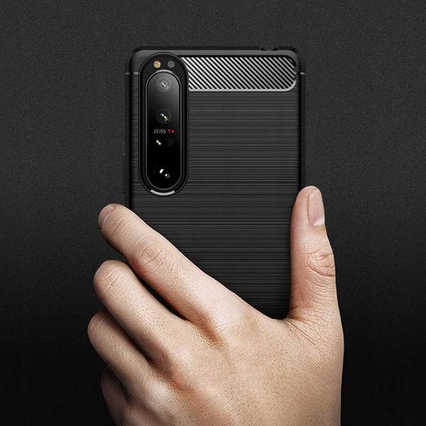 Spacecase Carbon Sony Xperia 1 Iv Czarny zdjęcie 4