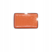 ROSE&TULIPANI CONCERTO ARANCIONE Zestaw 4 tac prostokątnych 20 x 13 cm