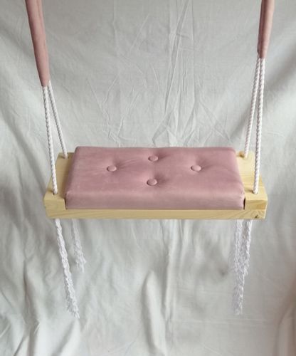 Huśtawka siedzisko dla dzieci RÓŻ pokój DOM OGRÓD na Arena.pl