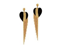 kolczyki duże serca z łańcuszkami z kolekcji heart harmony (p23/zim/41/2au)