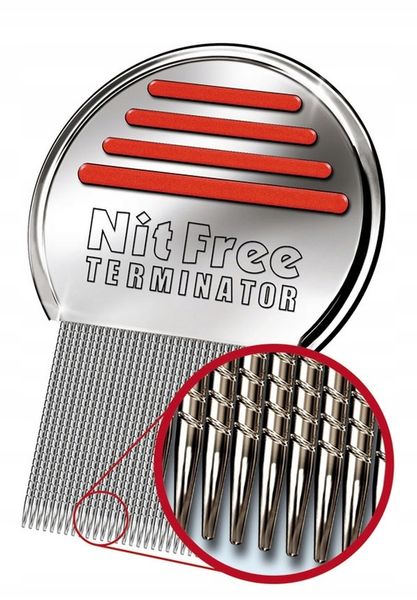 NitFree Terminator PROFESJONALNY grzebień na WSZY zdjęcie 2