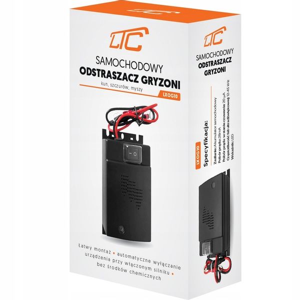 SAMOCHODOWY ODSTRASZACZ GRYZONI KUN SZCZURÓW MYSZY SKUTECZNY I BEZPIECZNY zdjęcie 3
