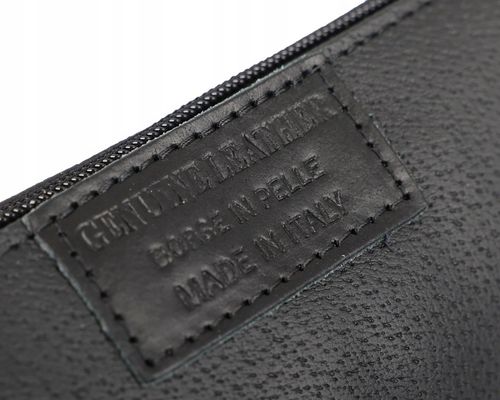 Włoska torebka damska VERA PELLE skórzana zamszowa shopper MB09 Czekoladowa na Arena.pl