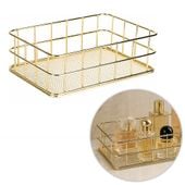 Metalowy organizer koszyk gold Nr 2