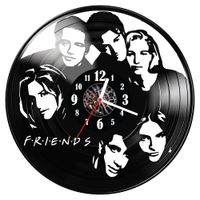 Zegar ścienny z płyty winylowej Friends 1402.14