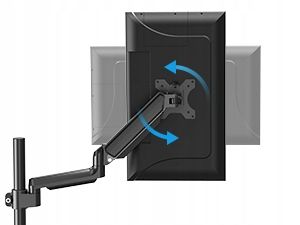 Regulowany WYSOKI Uchwyt Biurkowy do Monitora WIESZAK NA Monitor LCD 13-32" na Arena.pl