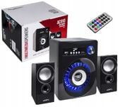 Zestaw głośników Bluetooth AC910, radio FM, gn. kart TF, AUX, zasilanie USB