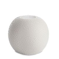 Świecznik ceramiczny kula RISO 9X9X8 kremowy