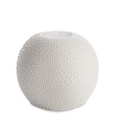 Świecznik ceramiczny kula RISO 9X9X8 kremowy