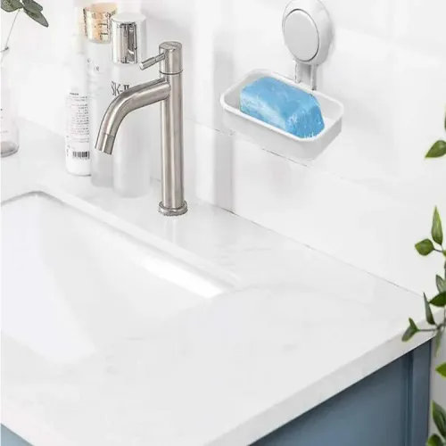 Mydelniczka pojemnik na mydło na przyssawkę łazienkowy wiszący na Arena.pl