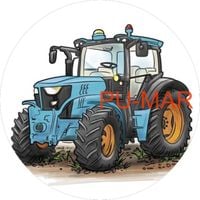 Opłatek na tort Urodziny Ciągnik Rolniczy John Deere Zetor Fendt Ursus