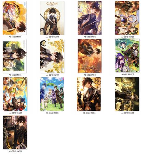 Plakaty Genshin Impact Zhongli DO WYBORU na Arena.pl