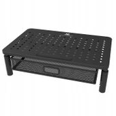 Podstawka z szufladą pod laptop drukarkę monitor 13-32" regulacja PREMIUM