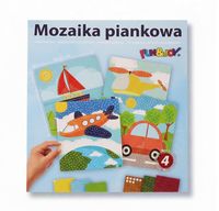 mozaika piankowa 4 wzory pojazdy fun&joy