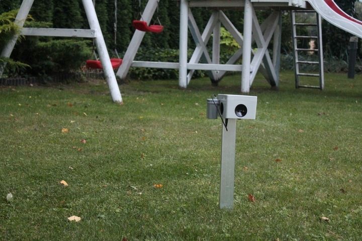 Potężny odstraszacz ogrodowy na kuny lisy szczury myszy, 2500 m2 zdjęcie 15