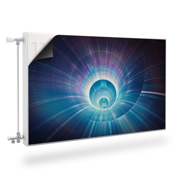 Osłona MAGNETYCZNA Grzejnika Tunel Abstrakcja Efekt 3D 120cm x 60cm zdjęcie 1