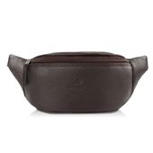 saszetka nerka męska na pas brązowa paolo peruzzi t-89-br