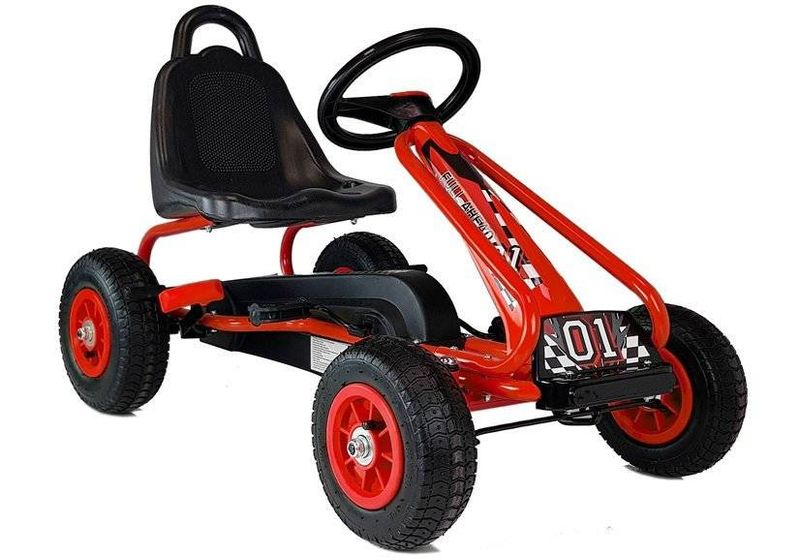 Gokart na Pedały G201 Czerwony zdjęcie 1