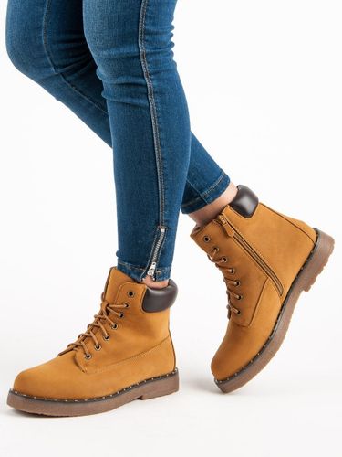 CAMELOWE TRAPERKI Rozmiar - 36 na Arena.pl