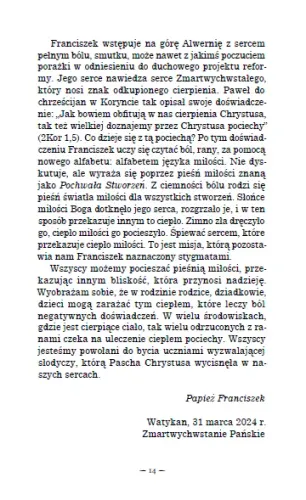 Stygmaty św. Franciszka i odrodzenie człowieka na Arena.pl