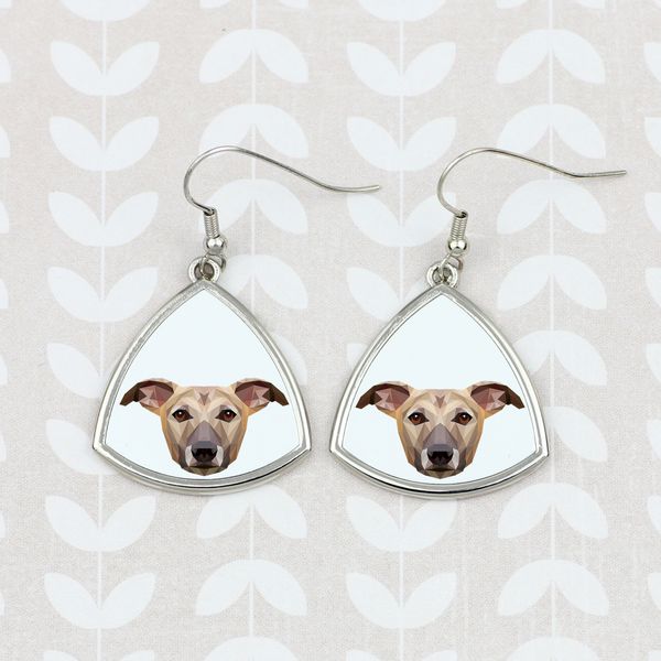 Whippet kolczyk geometryczny Art-Dog zdjęcie 3