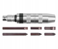 YATO WKRĘTAK UDAROWY METALOWA RĄCZKA + NASADKI BITY WALIZKA YT-2801