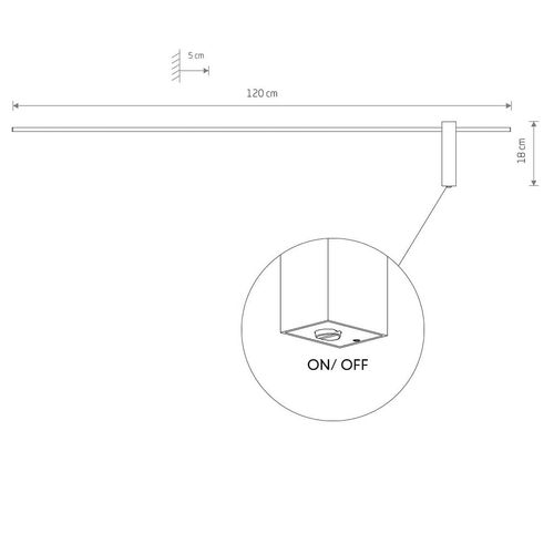 Kinkiet nad łóżko z włącznikiem Motive 10851 Nowodvorski LED 16W 4000K czarny na Arena.pl