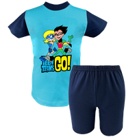 Krótka Piżama dziecięca Młodzi Tytani