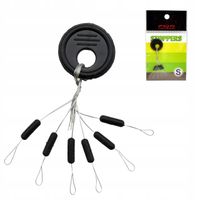 STOPER stopery czarne Cylindryczne Małe rozmiar S - 6 szt