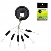 STOPER stopery czarne Cylindryczne Małe rozmiar S - 6 szt