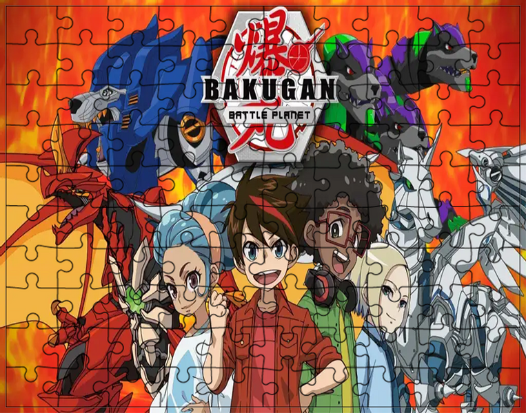 Puzzle Bakugan zdjęcie 1