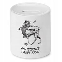 Skarbonka Dla Brata Potwornie Fajny Brat Prezent Z Nadrukiem Ze Zdjęciem