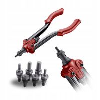 NITOWNICA DO NITONAKRĘTEK RĘCZNA m3m12 WALIZKA ZESTAW 340mm PROFESJONALNA