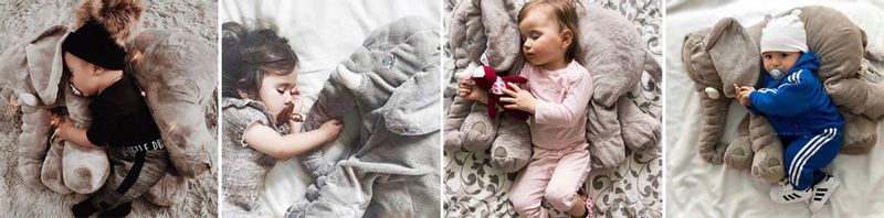 Duża poduszka miś pluszowy maskotka przytulanka słoń słonik zdjęcie 10