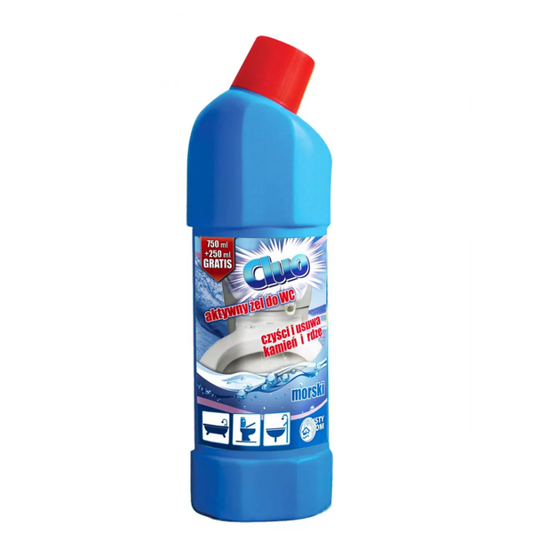 Cluo Aktywny Żel do WC - morski - 750ml zdjęcie 1