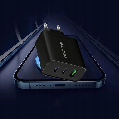 SZYBKA ŁADOWARKA SIECIOWA GNIAZDO USB + 2x USB-C QC PD 40W UNIWERSALNA na Arena.pl