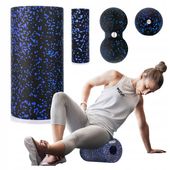 ZESTAW EPP do Masażu 4w1 Duży Wałek + Roller MINI + Piłka + Duoball /