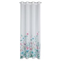 Zasłona na przelotkach z motywem kwiatowym LILIAN 140X250 kolorowa